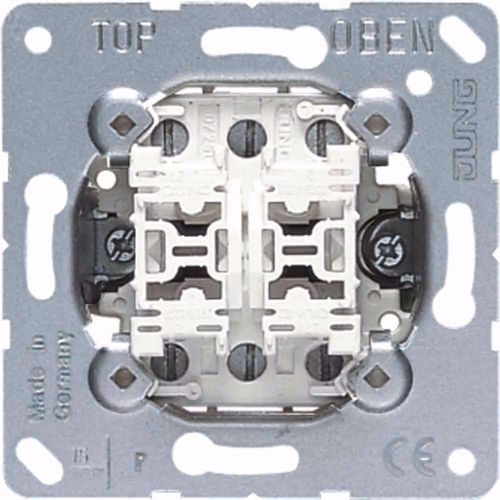 Jung 539U Doppio pulsante, 2 contatti in scambio