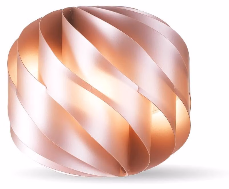 Lampada Da Scrivania-Ufficio Moderna Globe Polilux ® Pink Metal 1 Luce E14