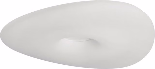 Plafoniera e applique Stilnovo Mr Magoo bianca con vetro e tecnologia LED dimmabile