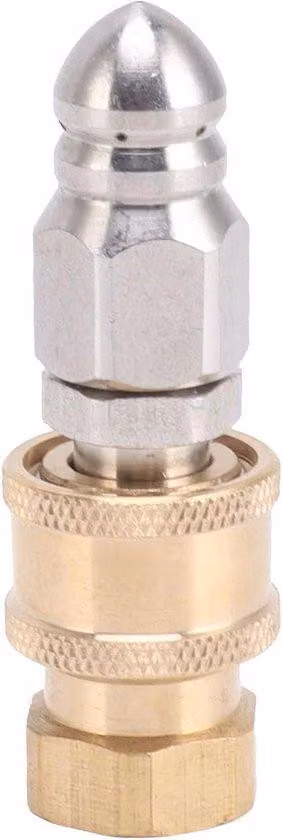 Raccordo per tubo flessibile G1/4 a sgancio rapido - Argento - Pulizia delle tubature - Pulitore per tubi flessibili - Aspiratore per acque reflue