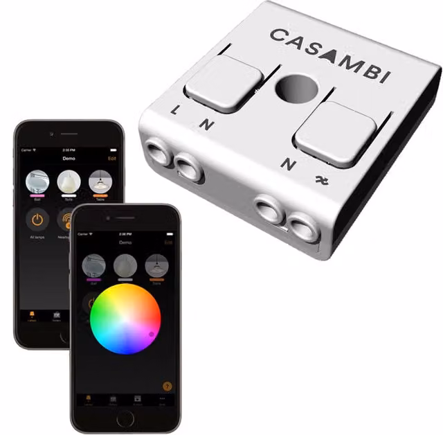 Dimmer Casambi CBU TED controller luci LED sezione fase con modulo Bluetooth 230V bianco – 1
