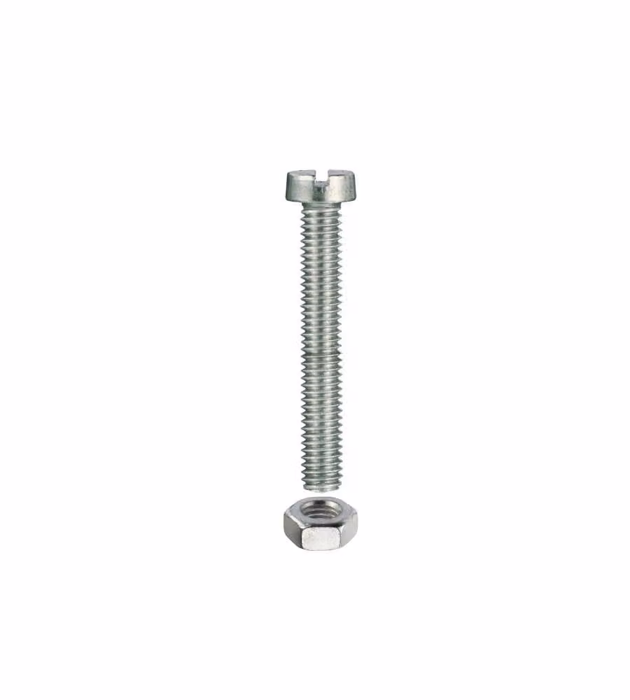 Viti Testa Cilindrica per Metallo 4 x 10 mm 16 pezzi