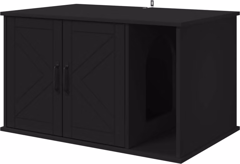 Casa per Gatti Nero 85 x 55 x 50 cm Legno multistrato