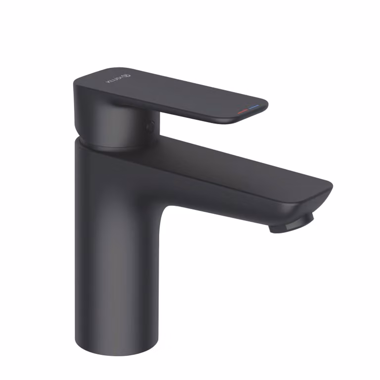 KLUDI PURE&STYLE Mitigeur monocommandé pour lavabo, hauteur de bec 100mm, sans garniture d'écoulement, 402923975, 402923975