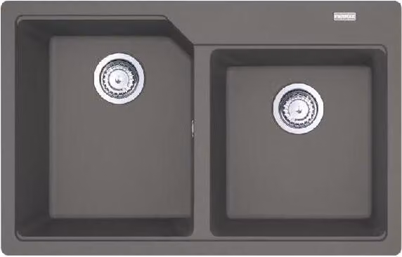 Franke Urban - Lavello Fragranite UBG 620-78, 780x500 mm, pietra grigia 114.0700.119