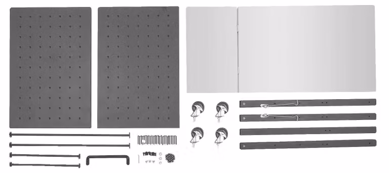 Tavolo per barbecue, in acciaio inossidabile, design autoportante, colore nero