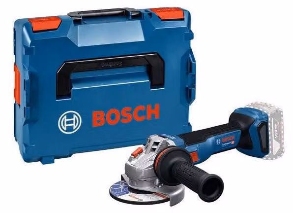 Smerigliatrice angolare, 125 mm, 18 V, Bosch GWS 18V-11, 9000 giri/min, M14, senza batteria, senza caricabatterie, nella confezione L-Boxx