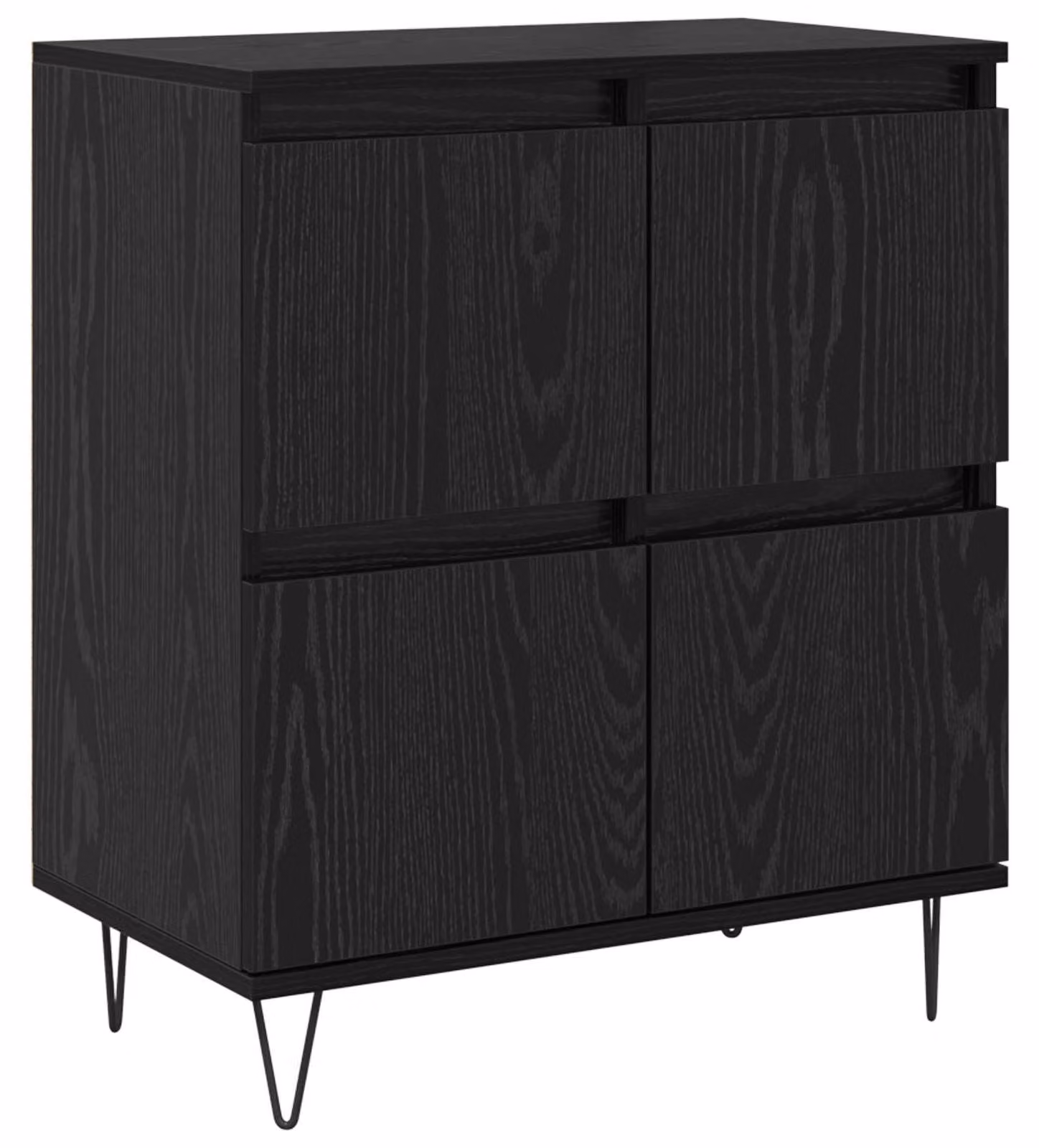 Credenza Rovere Nero 60 x 35 x 70 cm