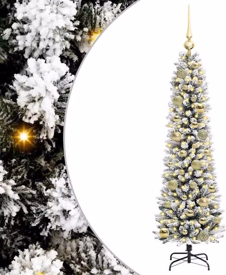 Albero di Natale artificiale con 150 LED Bianco 120 cm