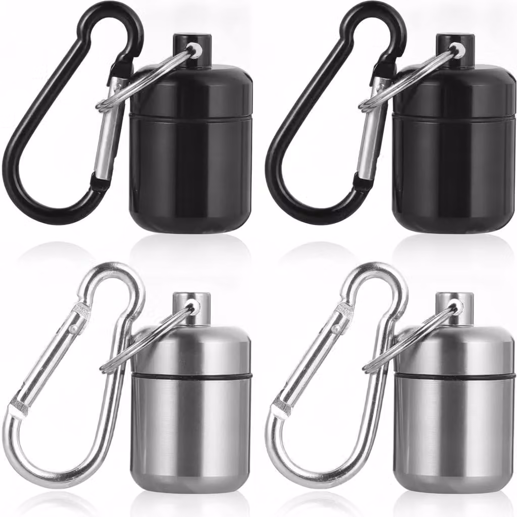 Dripio - Contenitore per custodire gli auricolari - Set da 4 - Compatto