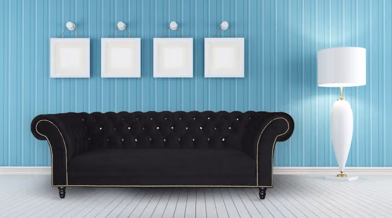 Chesterfield Sofa Polster Designer Couchen Sofas Garnitur Textil Stoff Textil 28
