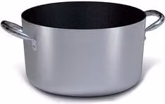 Casseruola antiaderente in alluminio Ballarini Serie 2000 Nero e Argento Diametro: 24 cm