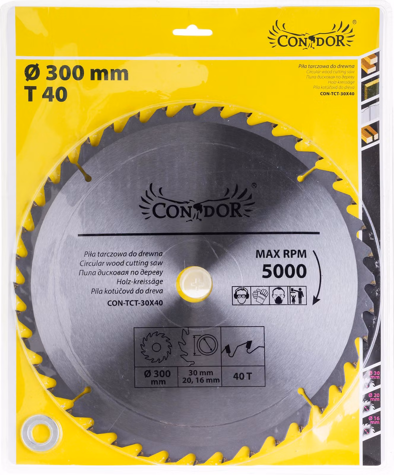 Sega a disco Condor WIDIA 300 X 30 X 40 denti