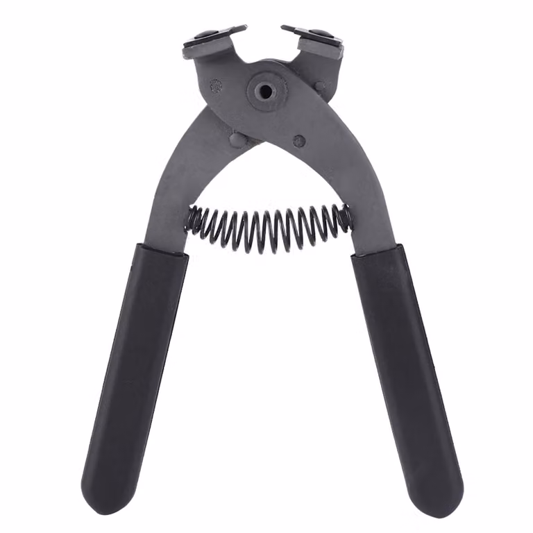 17 cm, Acciaio al carbonio, strumento per la realizzazione di fori in pelle da 4 mm (4 denti)