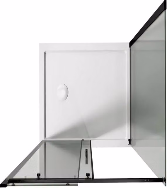 Box Doccia 90x110 CM 198 CM Vetro Trasparente 8 MM Versione Sinistra con EasyClean mod. Prime Bla Duo 1 Anta