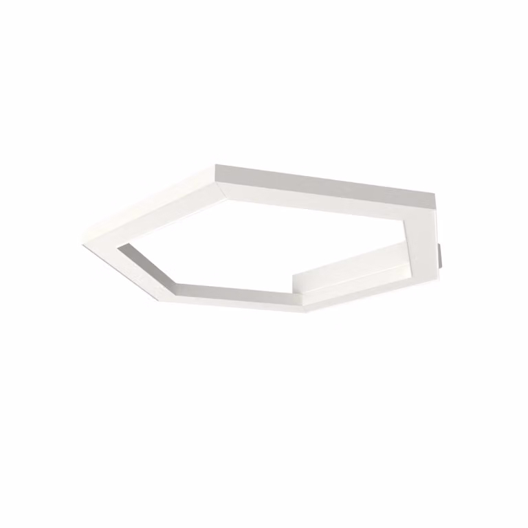 Esagono Plafondlamp D40 Monocolore Opaco