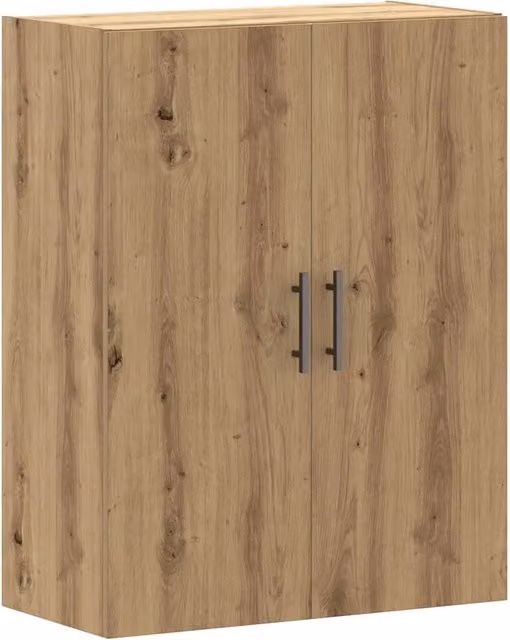 Armadio da parete design pratico contenitore sospeso 69,5 x 34 x 90 cm in legno multistrato rovere artigianale 02_0051129