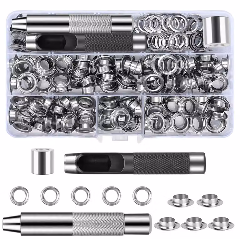 Set di strumenti metallici per la cura delle unghie, composto da 120 pezzi