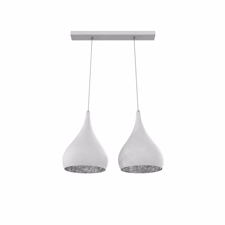 Lampada A Sospensione Calice Lineare X2 Foglie