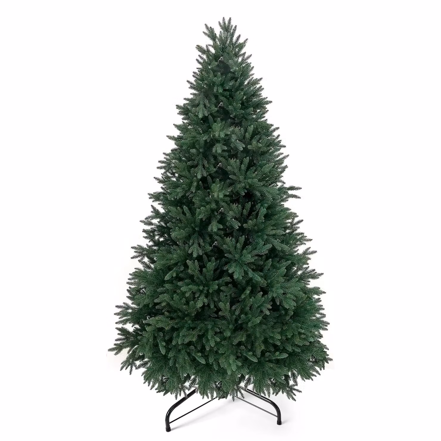 Albero di Natale Artificiale Nordico VESTIAMO CASA in PE Verde, H 230 cm, Diametro alla base: 140 cm – 1