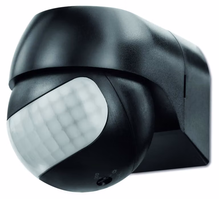 SONERO rilevatore di movimento X-IMS081, 180°, IP44, orientabile, nero