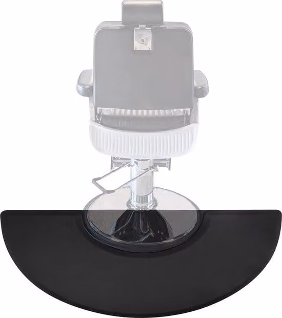 Tappetino per salone di parrucchiere -Poliuretano- PVC - Nero - 150x90 cm