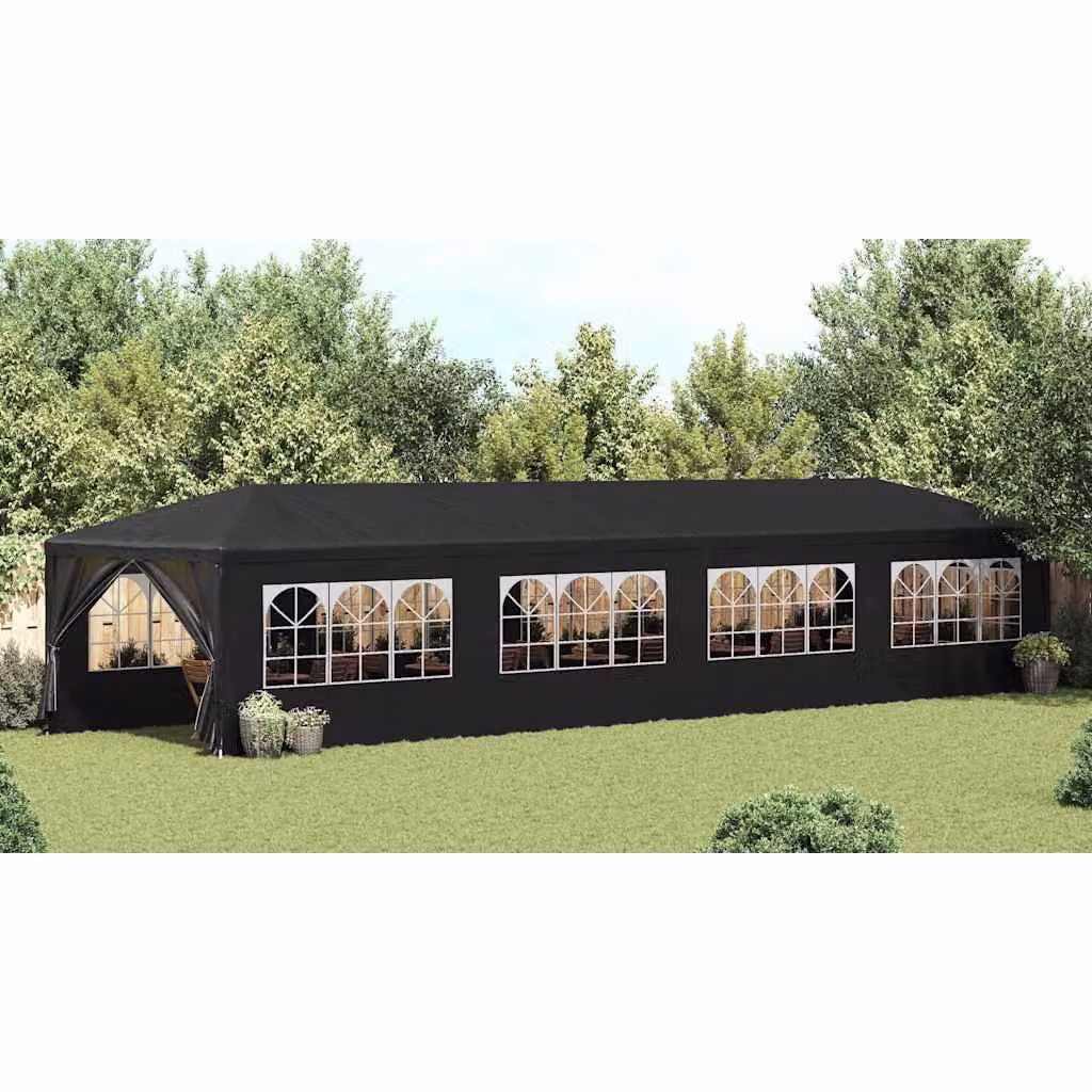 vidaXL Tenda per Feste 3x12 m Antracite