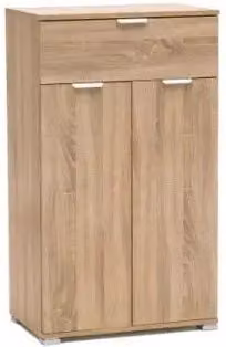 Credenzina moderna 2 ante + cassetto sonoma già montato L60 H105 P38