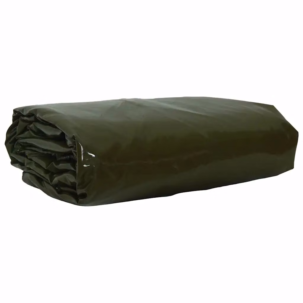 Telo verde oliva vidaXL con rivestimento in PVC, L: 2,5 m x P: 1 m