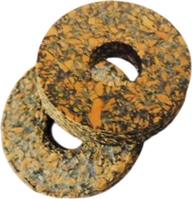 100 pezzi di sughero gommato M12 35 mm x 14 mm x 1 mm