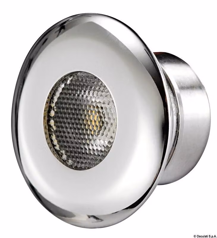 Micro plafoniera LED 1x1 W HD blu , 1 pezzo