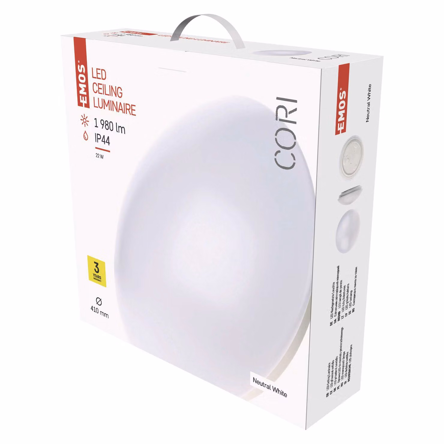 EMOS Apparecchio LED CORI 41 cm, 22 W, bianco neutro, IP44, ZM3403