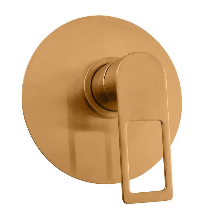 Slezák-RAV Miscelatore da incasso per doccia NIL - oro - spazzolato, Colore: ROSA ORO - spazzolato , Finitura superficiale: PVD