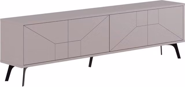 Mobile TV in legno "Dune" - 180 x 29 x 50 cm - Moka chiaro