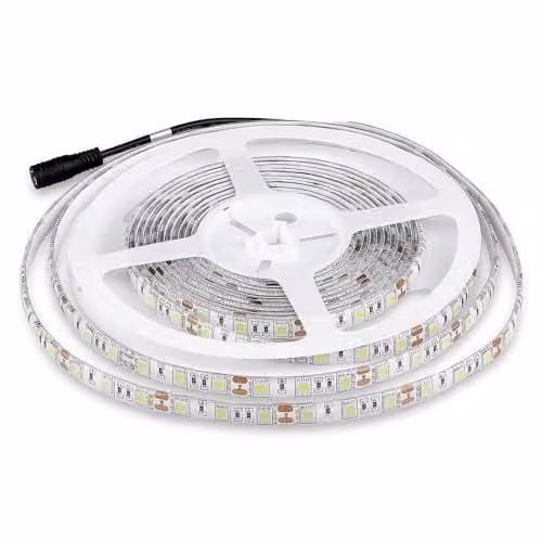 Strip LED SMD5050 11W/m 5m 60 LED/m 12V 6500K IP65 10mm