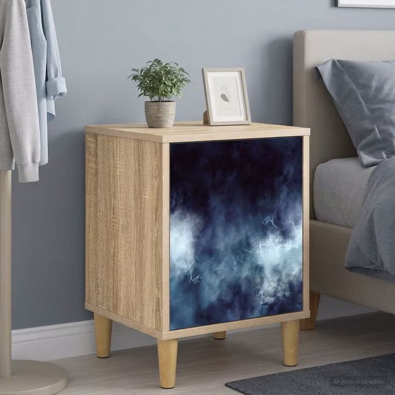 Set di 2 Armadi da Notte vidaXL RAALTE in Rovere Sonoma, L 36 cm x P 33 cm x H 50 cm