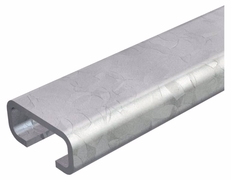 Guida profilata OBO non verniciata SW12 2062 2M FT 2000x27x12,5 pz. FT 1109022