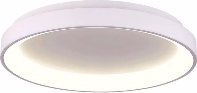 Plafoniera tonda LED Merope 600 CCT 42W 3000K 4000K luce soffitto lampada muro cucina ufficio 230V 58cm COLORE BIANCO