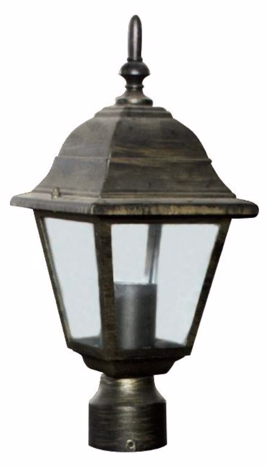 ACA Illuminazione da giardino, lanterna da esterno, lampada a colonna HI6044GB