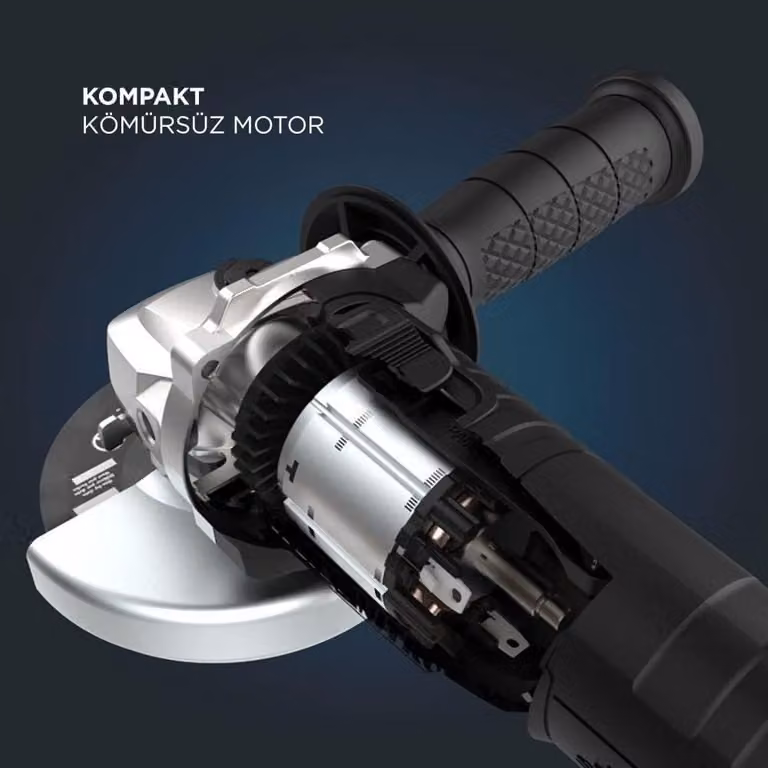 Smerigliatrice angolare senza fili - 125 mm - 20V - Motore brushless - Include custodia