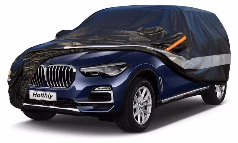 Copertura per auto SUV, 100% impermeabile, 10 strati, colore nero, compatibile con BMW X5, Audi Q7, Volvo XC90, Porsche Cayenne