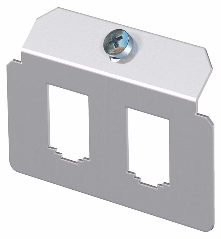 OBO Piastra di supporto Bettermann Vertr 2x con schema di fori tipo B MTM 2B
