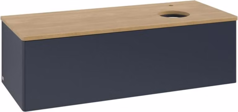 V&B Mobiletto senza struttura frontale, con illuminazione Antao 120x36x50cm, HL, WBP hon. Oa, md b m Lac