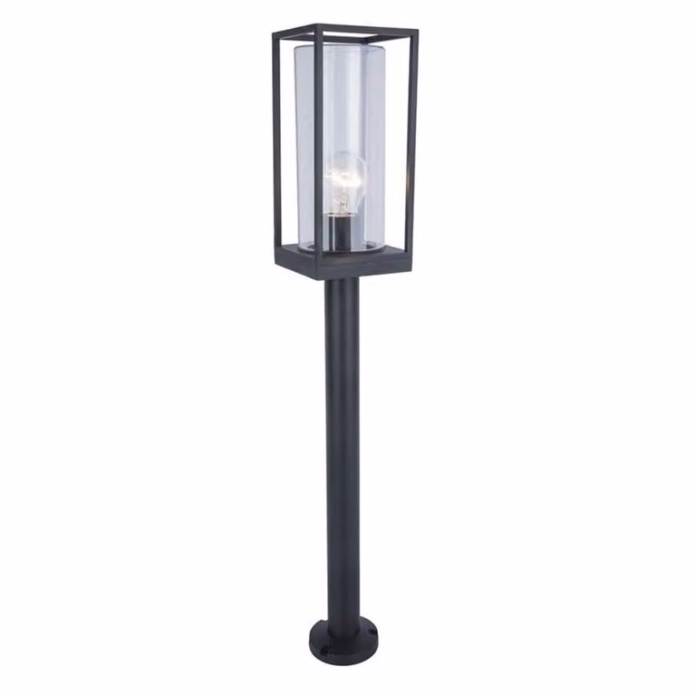 Lampione da esterno per giardino a palo FLAIR nero Lutec 7288801012