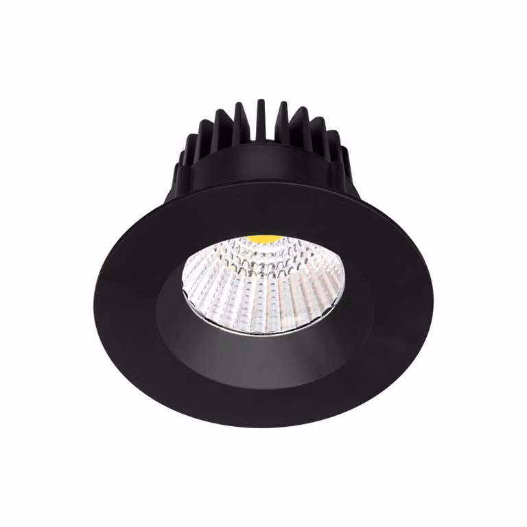 Arcchio LED downlight Aryx, nero, 3.000K