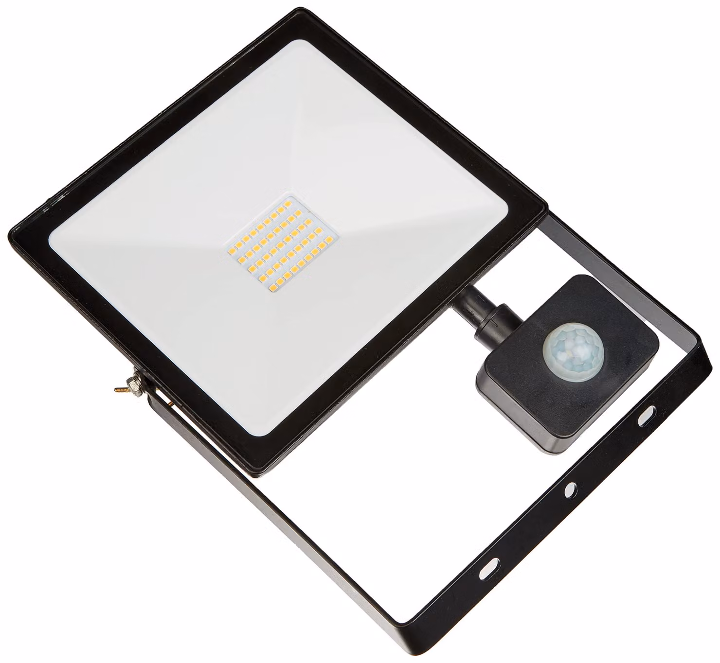 Proiettore LED, estremamente sottile, 30 W, grado di protezione IP65, sensore di luminosità, classe energetica A+