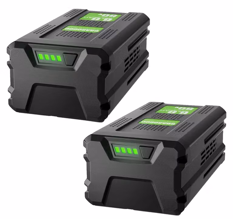 Batteria di ricambio, capacità 6000mAh, compatibile con GBA80600 e GBA80200, 2Pack 6000mAh