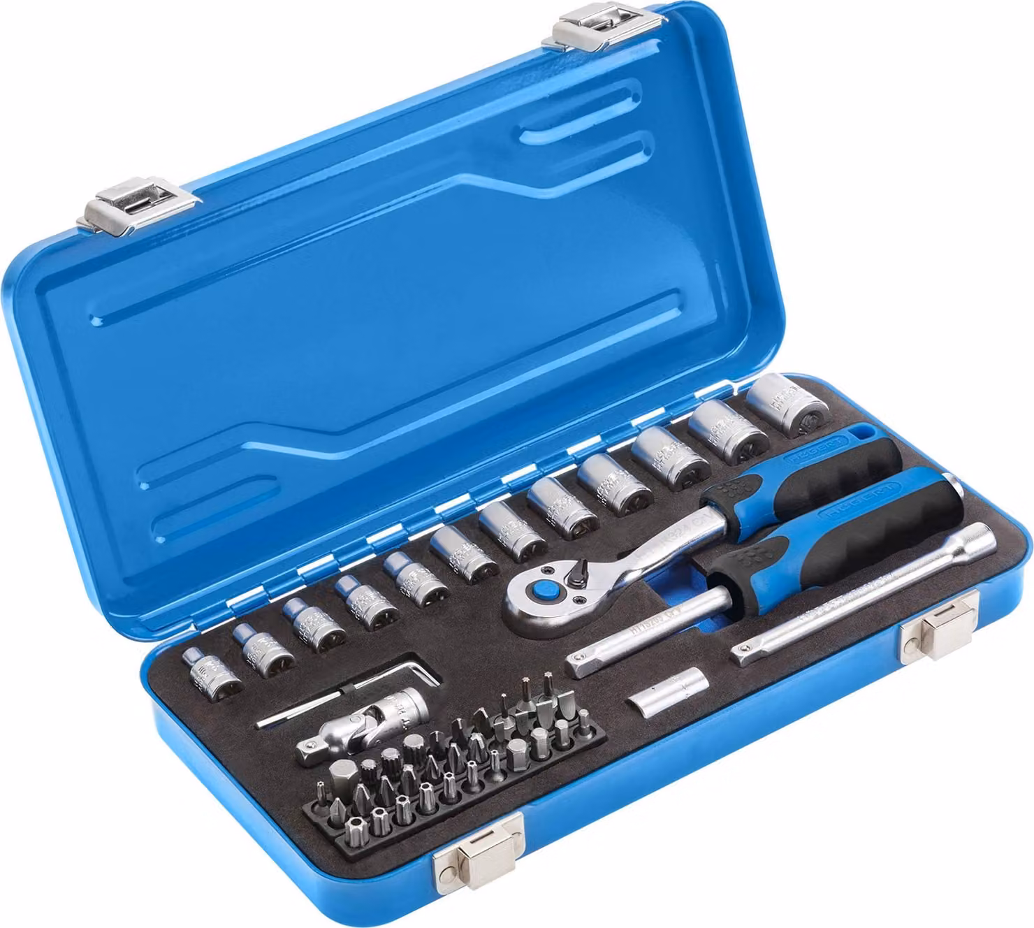 Set di chiavi a bussola Högert da 53 pezzi 1/4"