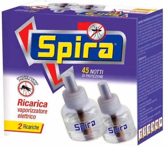 Set di 12 ricariche per vaporizzatore elettrico Trade Shop contro la zanzara tigre, durata 45 notti, multicolore