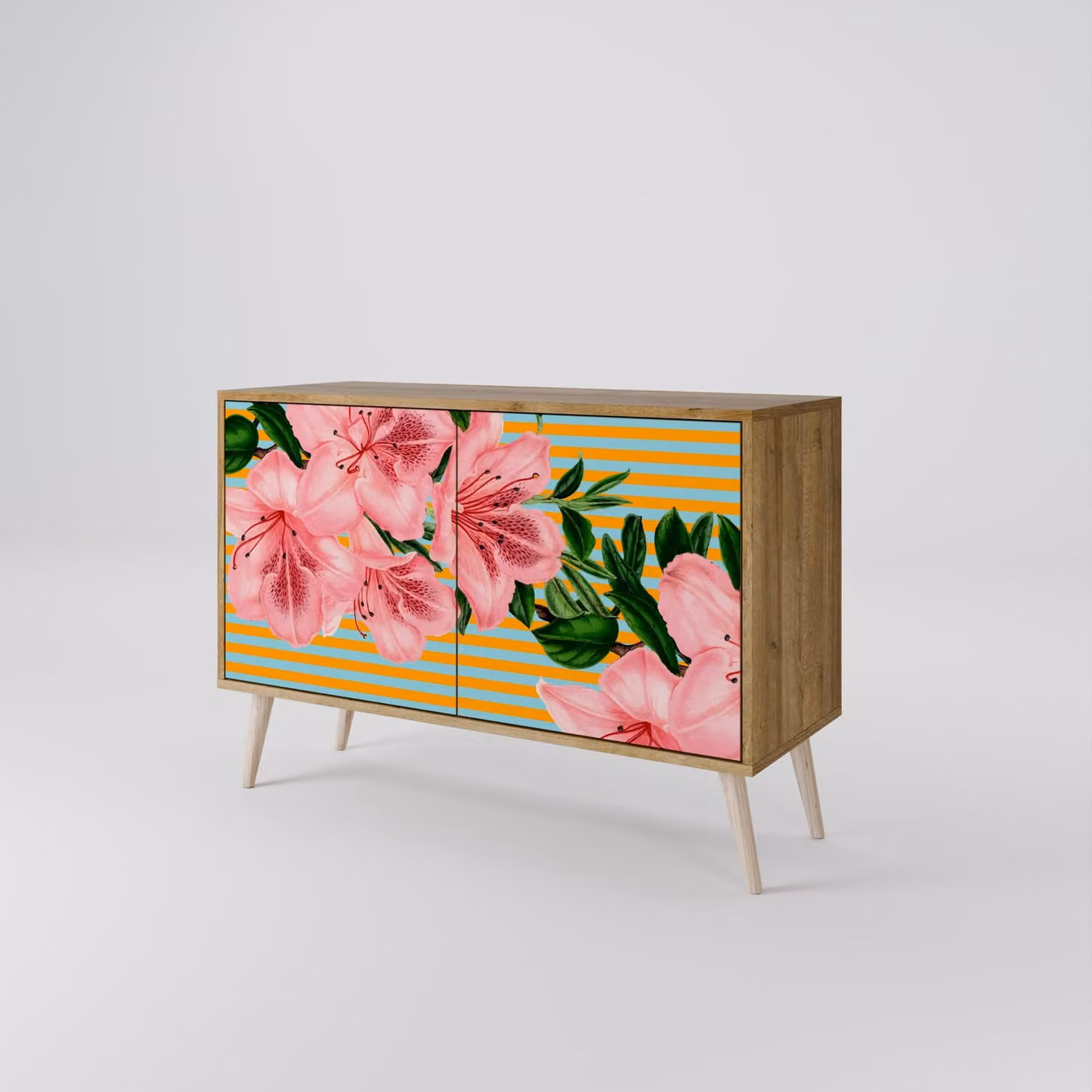 Cassettiera Spacerebels a 2 ante - credenza cassettiera - credenza alta - mobile guardaroba - soggiorno camera da letto - 57,5×111×42 (HxLxP)